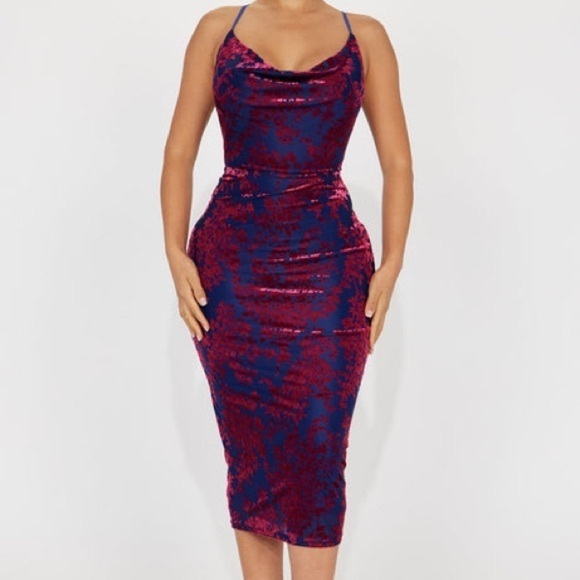 Fashion Nova Dresses & Skirts - Fashion Nova Kennedy Mesh Midi Dress Size 1 X
